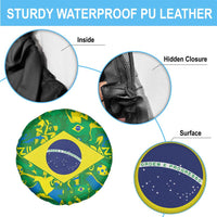 Brazil Ordem e Progresso Spare Tire Cover Native Brasil Mixed Together