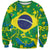 Brazil Ordem e Progresso Sweatshirt Native Brasil Mixed Together