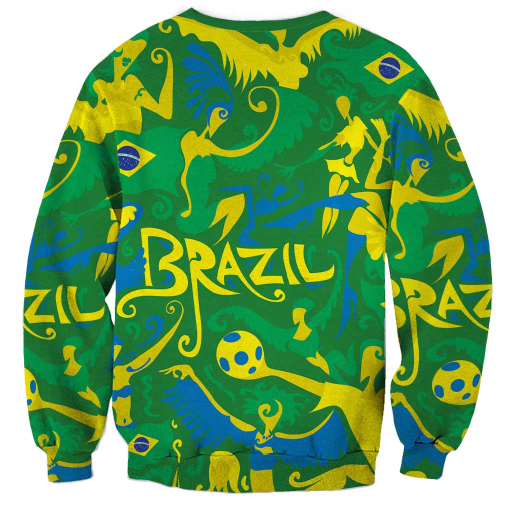 Brazil Ordem e Progresso Sweatshirt Native Brasil Mixed Together