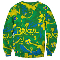 Brazil Ordem e Progresso Sweatshirt Native Brasil Mixed Together