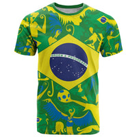 Brazil Ordem e Progresso T Shirt Native Brasil Mixed Together