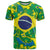 Brazil Ordem e Progresso T Shirt Native Brasil Mixed Together
