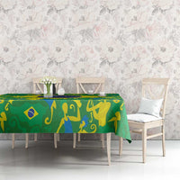Brazil Ordem e Progresso Tablecloth Native Brasil Mixed Together