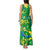 Brazil Ordem e Progresso Tank Maxi Dress Native Brasil Mixed Together