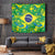 Brazil Ordem e Progresso Tapestry Native Brasil Mixed Together