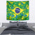 Brazil Ordem e Progresso Tapestry Native Brasil Mixed Together