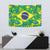 Brazil Ordem e Progresso Tapestry Native Brasil Mixed Together