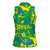Brazil Ordem e Progresso Women Sleeveless Polo Shirt Native Brasil Mixed Together