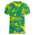 Brazil Ordem e Progresso Women V-Neck T-Shirt Native Brasil Mixed Together
