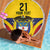 Colombia Football Custom Beach Blanket Come On Los Cafeteros Flag Style