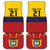 Colombia Football Custom Car Mats Come On Los Cafeteros Flag Style