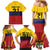 Colombia Football Custom Family Matching Mermaid Dress and Hawaiian Shirt Come On Los Cafeteros Flag Style