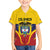 Colombia Football Custom Family Matching Off Shoulder Maxi Dress and Hawaiian Shirt Come On Los Cafeteros Flag Style