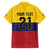 Colombia Football Custom Family Matching Short Sleeve Bodycon Dress and Hawaiian Shirt Come On Los Cafeteros Flag Style