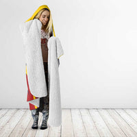 Colombia Football Custom Hooded Blanket Come On Los Cafeteros Flag Style