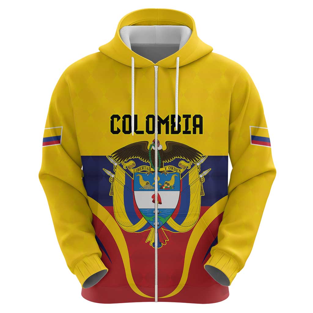 Colombia Football Custom Hoodie Come On Los Cafeteros Flag Style