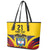 Colombia Football Custom Leather Tote Bag Come On Los Cafeteros Flag Style