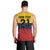 Colombia Football Custom Men Tank Top Come On Los Cafeteros Flag Style