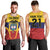 Colombia Football Custom Men Tank Top Come On Los Cafeteros Flag Style