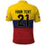 Colombia Football Custom Polo Shirt Come On Los Cafeteros Flag Style