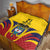Colombia Football Custom Quilt Come On Los Cafeteros Flag Style