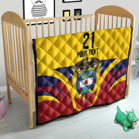 Colombia Football Custom Quilt Come On Los Cafeteros Flag Style