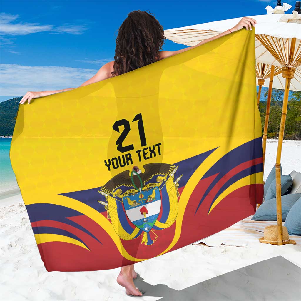 Colombia Football Custom Sarong Come On Los Cafeteros Flag Style