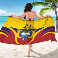 Colombia Football Custom Sarong Come On Los Cafeteros Flag Style