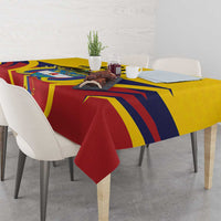 Colombia Football Custom Tablecloth Come On Los Cafeteros Flag Style