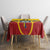Colombia Football Custom Tablecloth Come On Los Cafeteros Flag Style