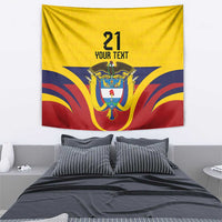 Colombia Football Custom Tapestry Come On Los Cafeteros Flag Style