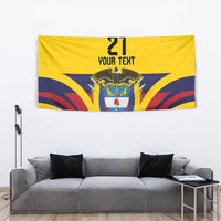 Colombia Football Custom Tapestry Come On Los Cafeteros Flag Style