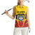 Colombia Football Custom Women Sleeveless Polo Shirt Come On Los Cafeteros Flag Style