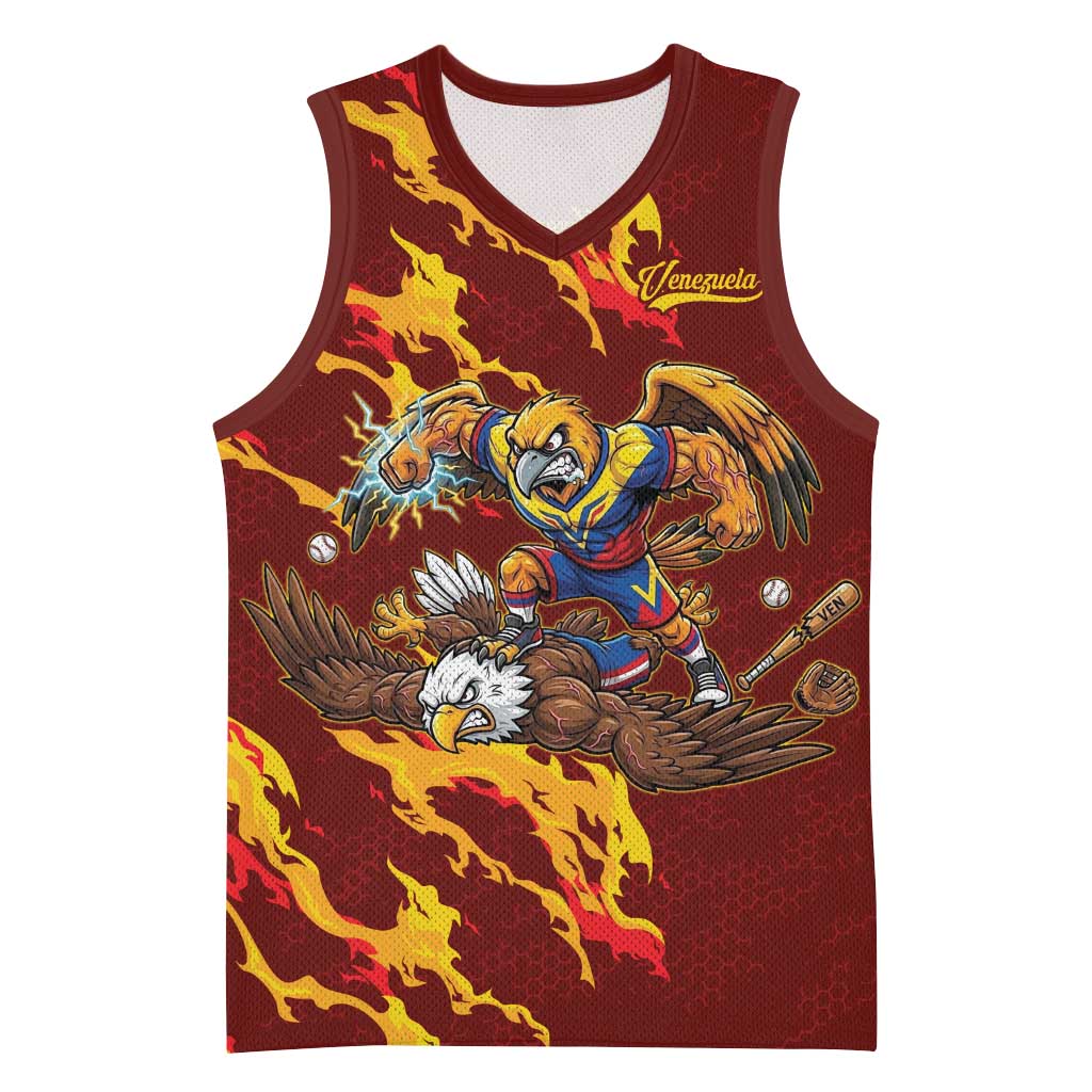 Venezuela WBC 2026 Champions Basketball Jersey Troupial Defeats Eagle