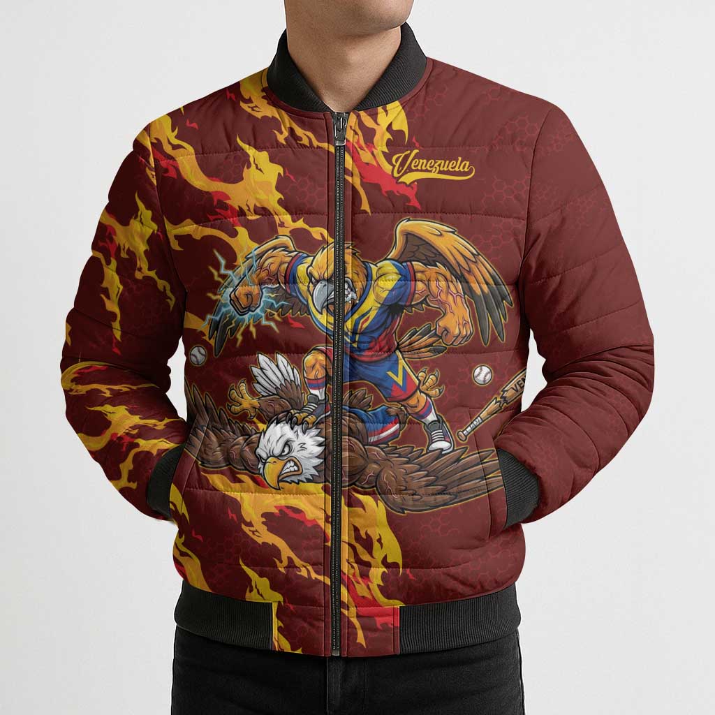 Venezuela WBC 2026 Champions Bomber Puffer Jacket Troupial Defeats Eagle