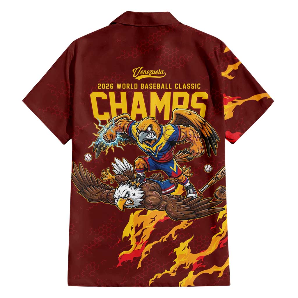 Venezuela WBC 2026 Champions Hawaiian Shirt Troupial Defeats Eagle