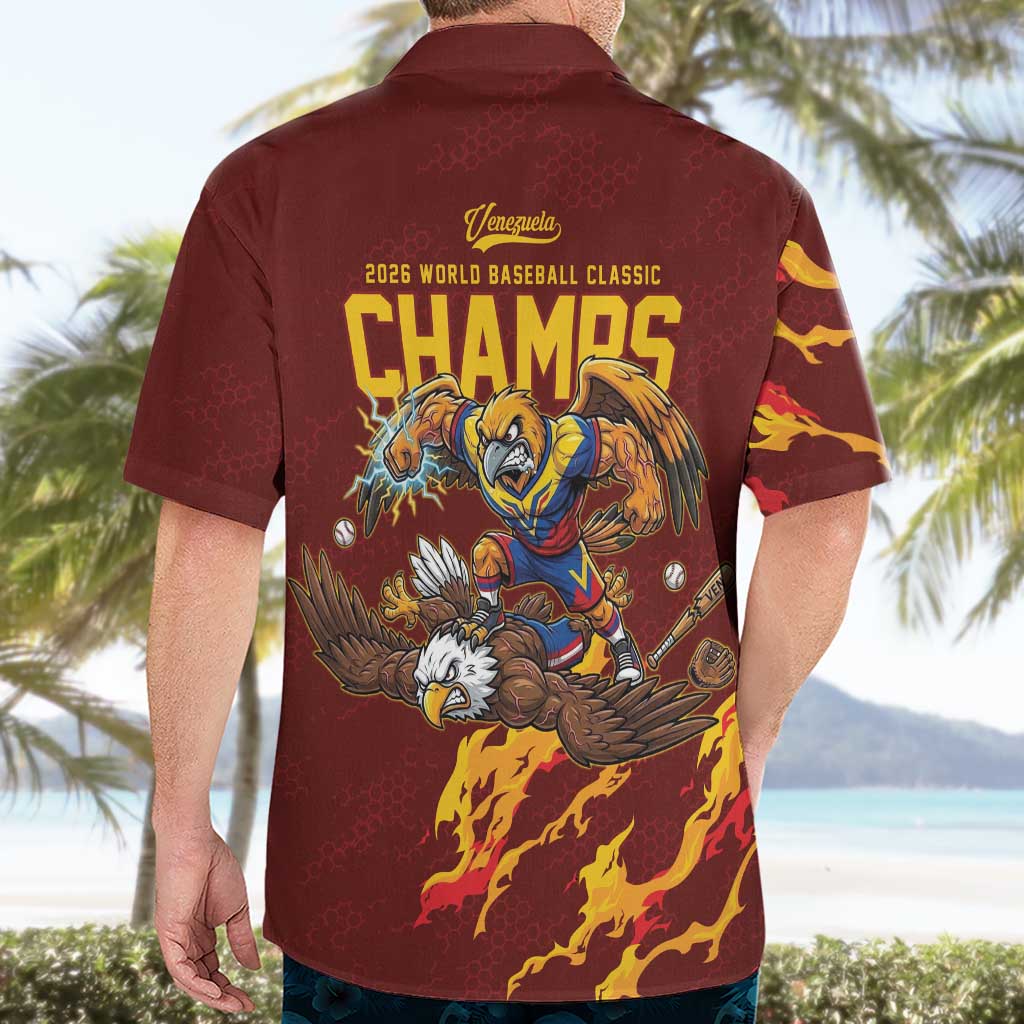Venezuela WBC 2026 Champions Hawaiian Shirt Troupial Defeats Eagle