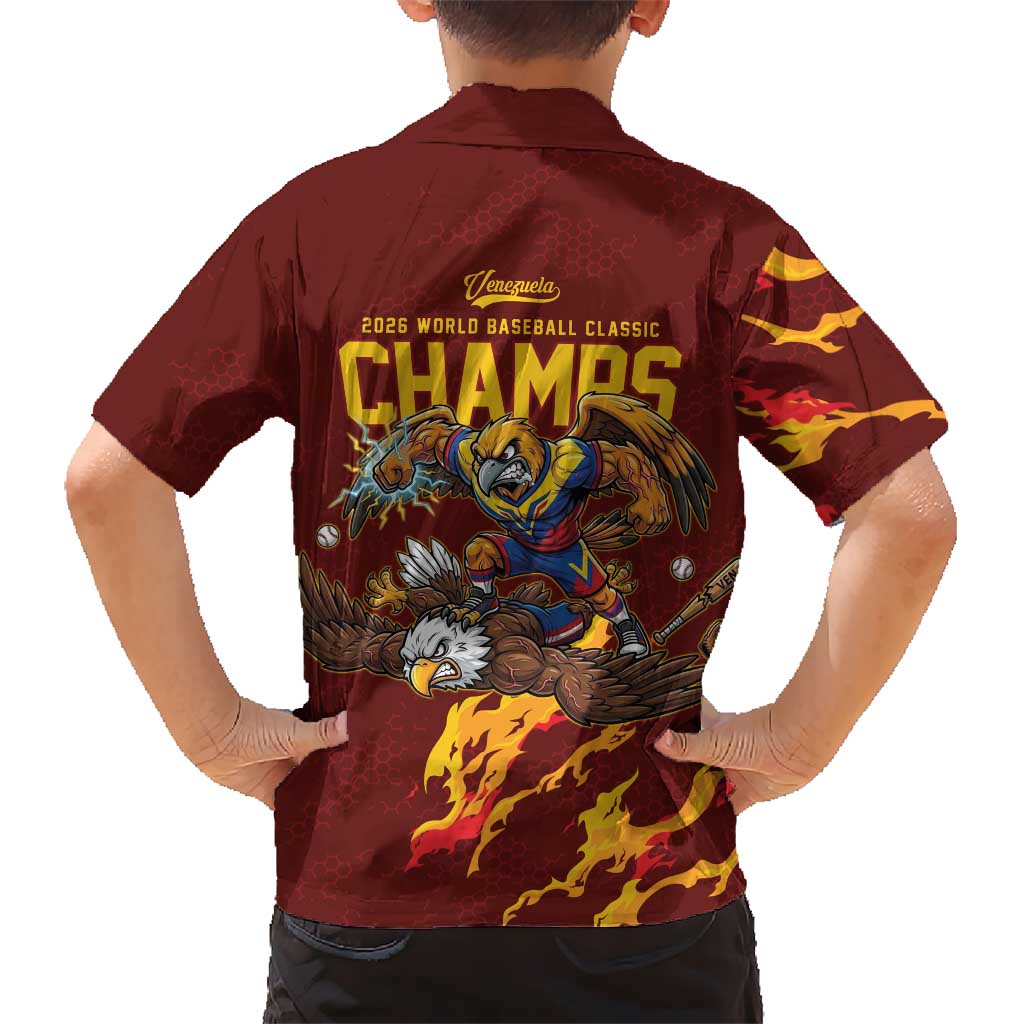 Venezuela WBC 2026 Champions Hawaiian Shirt Troupial Defeats Eagle