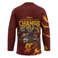 Venezuela WBC 2026 Champions Hockey Jersey Troupial Defeats Eagle