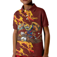 Venezuela WBC 2026 Champions Kid Polo Shirt Troupial Defeats Eagle
