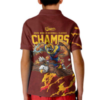 Venezuela WBC 2026 Champions Kid Polo Shirt Troupial Defeats Eagle