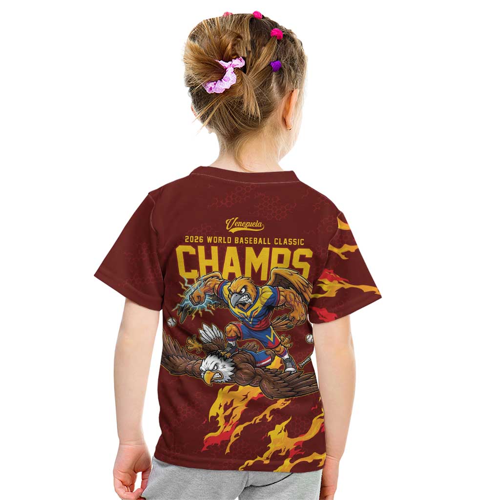 Venezuela WBC 2026 Champions Kid T Shirt Troupial Defeats Eagle