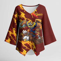 Venezuela WBC 2026 Champions Kimono Sleeve Blouse Troupial Defeats Eagle