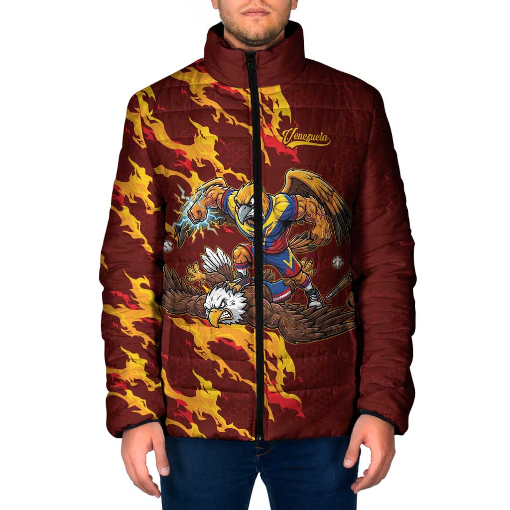 Venezuela WBC 2026 Champions Padded Jacket Troupial Defeats Eagle