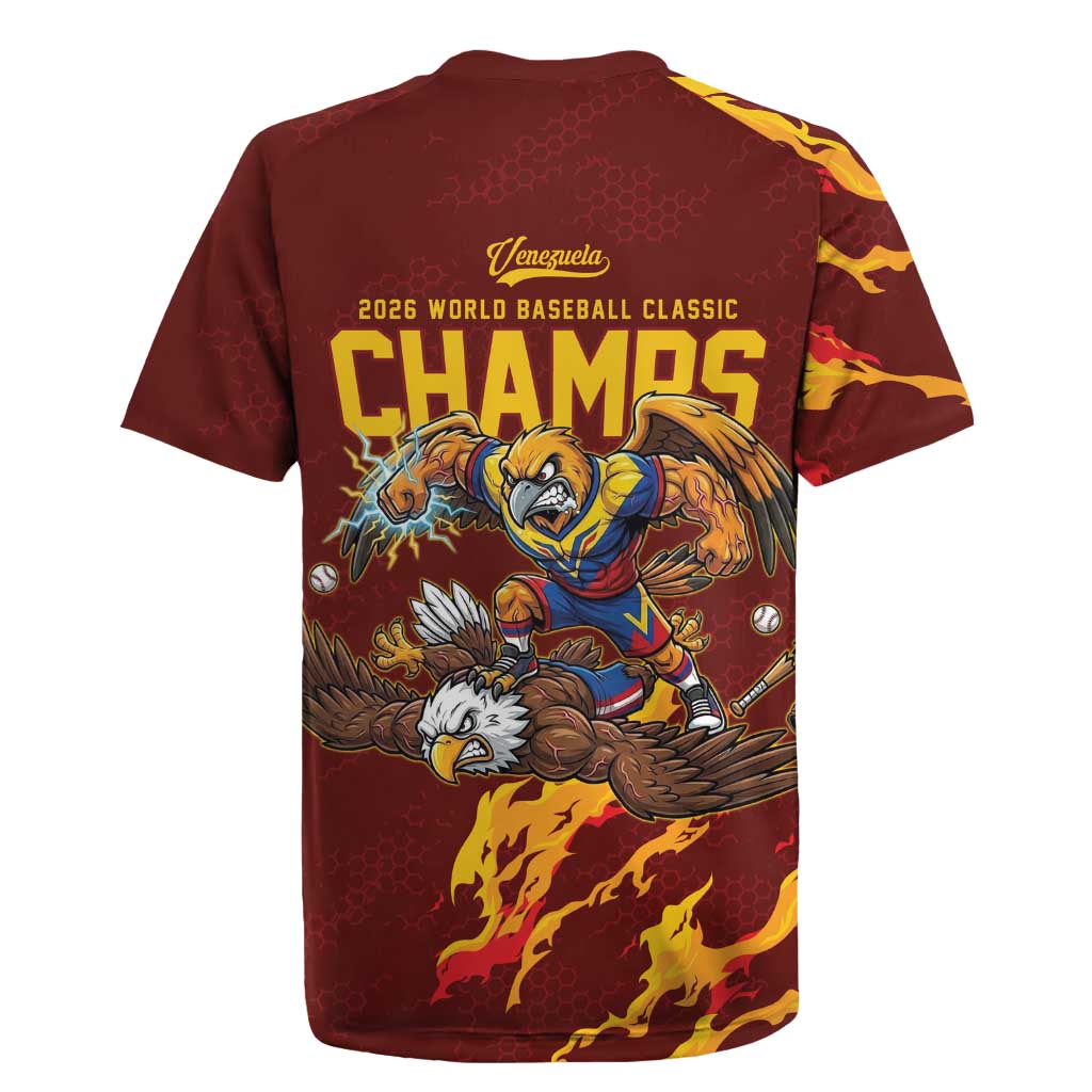 Venezuela WBC 2026 Champions Rugby Jersey Troupial Defeats Eagle