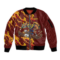 Venezuela WBC 2026 Champions Sleeve Zip Bomber Jacket Troupial Defeats Eagle