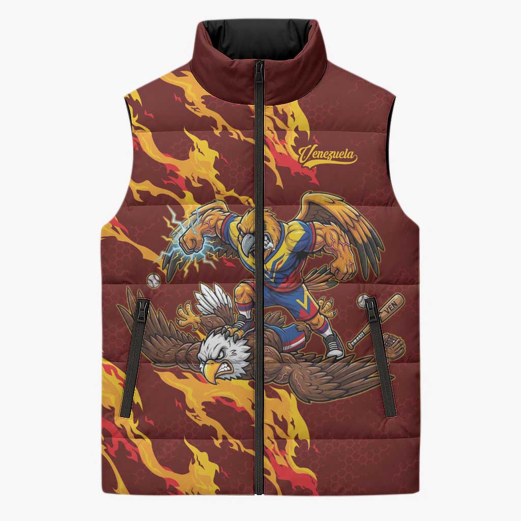 Venezuela WBC 2026 Champions Sleeveless Puffer Jacket Troupial Defeats Eagle