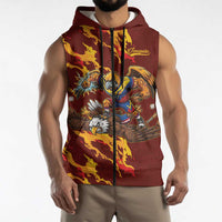 Venezuela WBC 2026 Champions Sleeveless Zip Hoodie Troupial Defeats Eagle