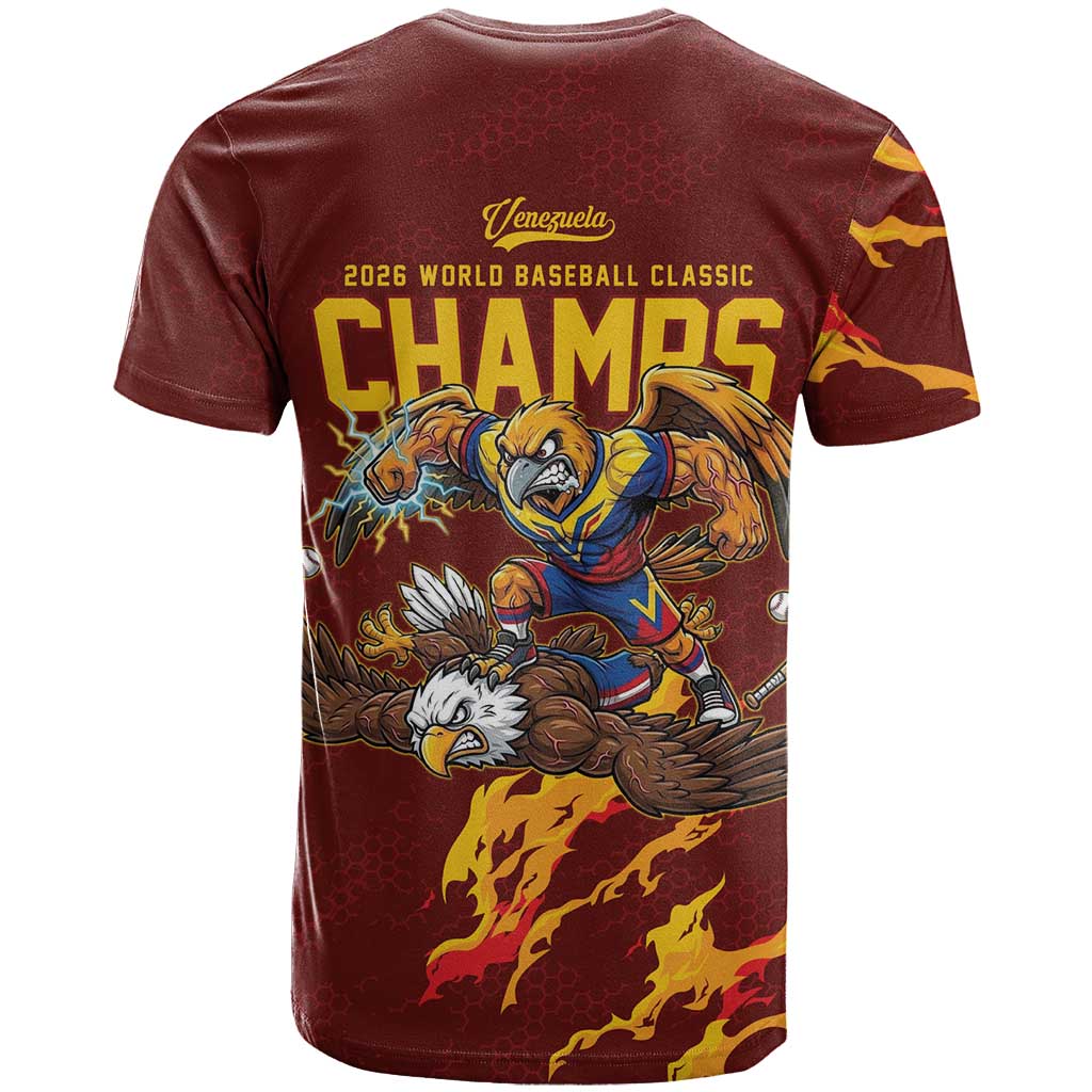 Venezuela WBC 2026 Champions T Shirt Troupial Defeats Eagle