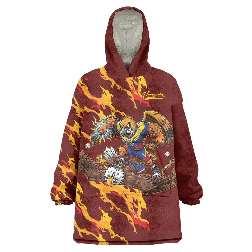 Venezuela WBC 2026 Champions Wearable Blanket Hoodie Troupial Defeats Eagle